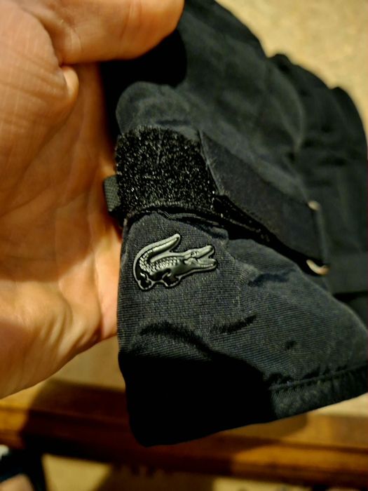 Luvas Lacoste Pretas - Tamanho M/L (Como Novas)