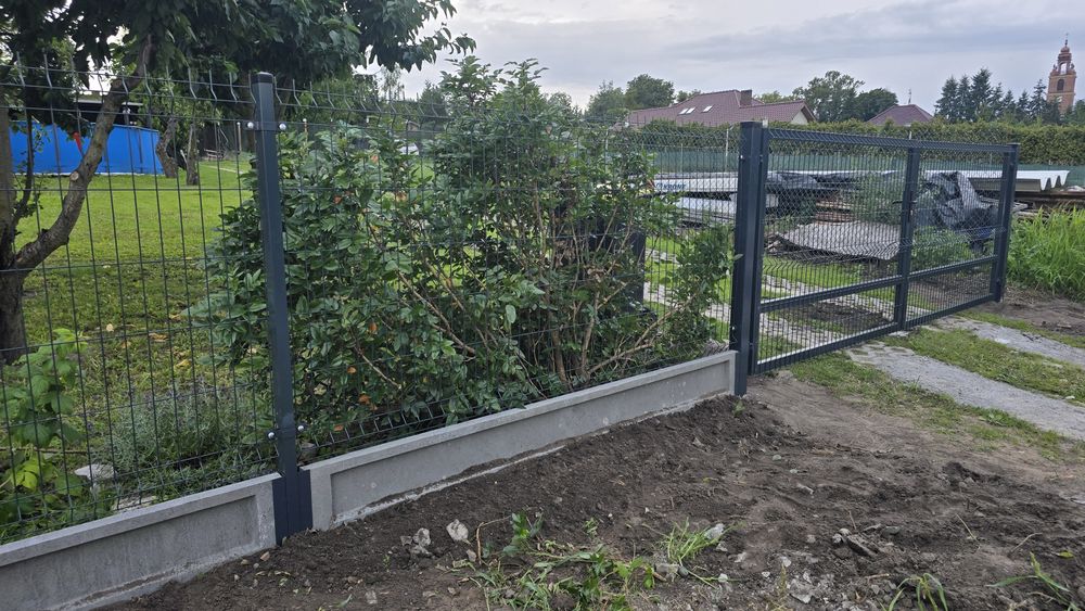 Ogrodzenie panelowe, panele 3d