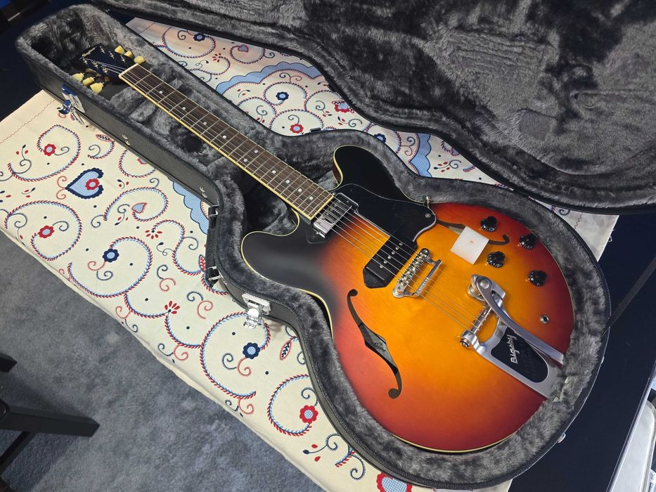 Stanford Crossroads Thinline 30 Sunburst matte