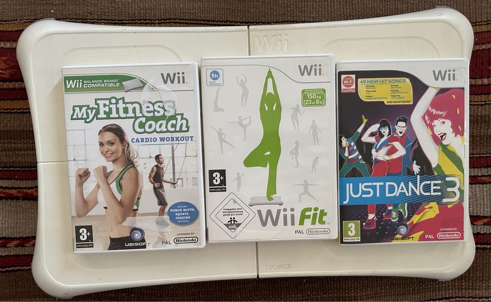 Wii + Wii balance com 3 jogos (ver descriçao)