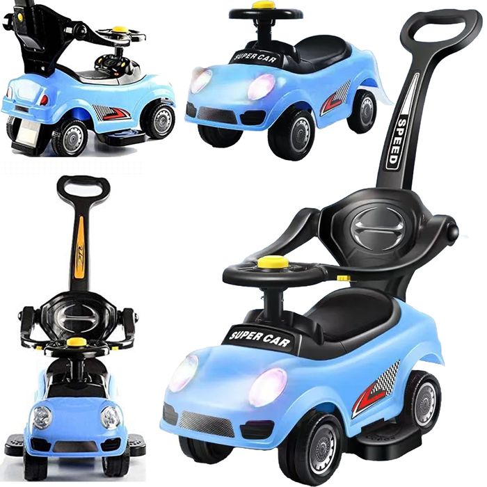 JEŹDZIK PCHACZ CHODZIK 3W1 auto led z dźwiękiem