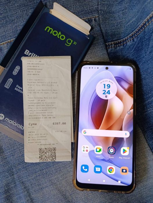 Motorola Moto G31 4/64Gb
Новий, оригінальний телефон у заводських