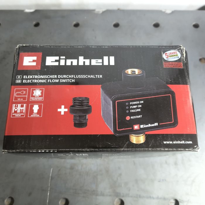 Elektroniczny przełącznik przepływu wody Einhell  10 bar do pom