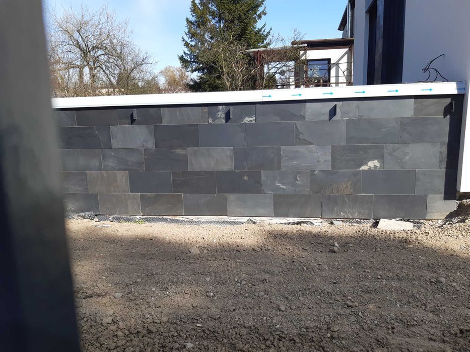 ŁUPEK Black Slate | naturalne | 60x30x0,8-1,3cm