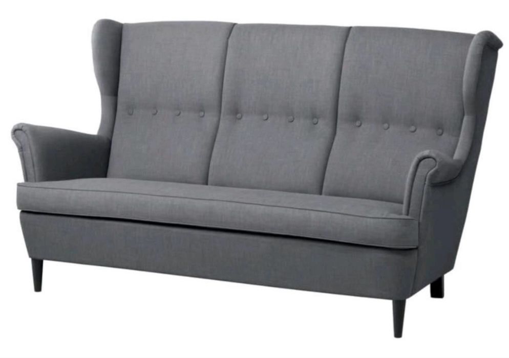 Sofa IKEA STRANDMON 3-osobowa szara