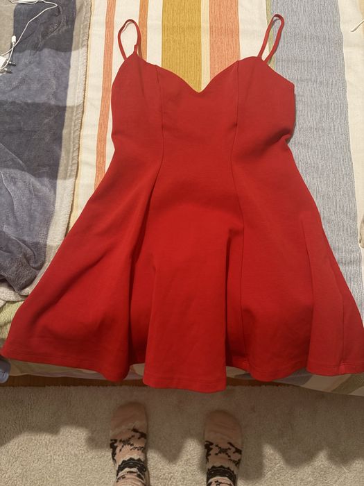 Vestido zara vermelho L