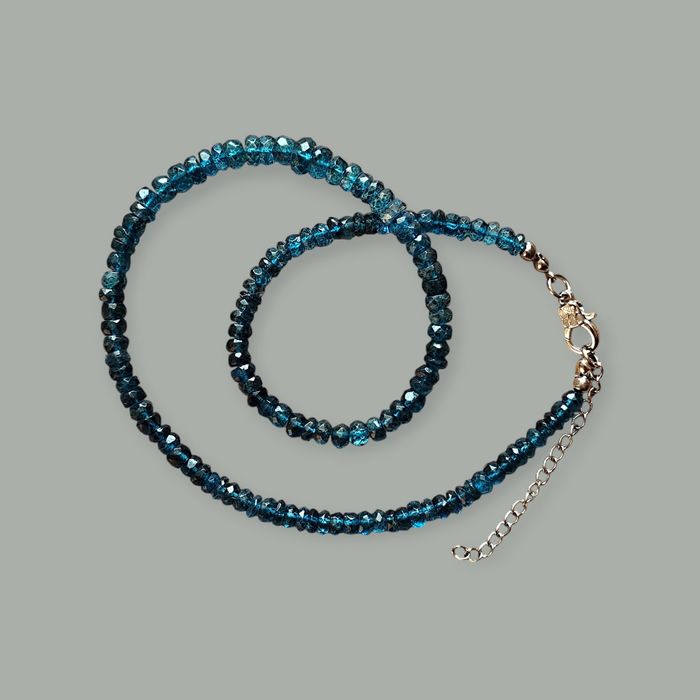 Naszyjnik London Blue Topaz – Głębia Oceanu