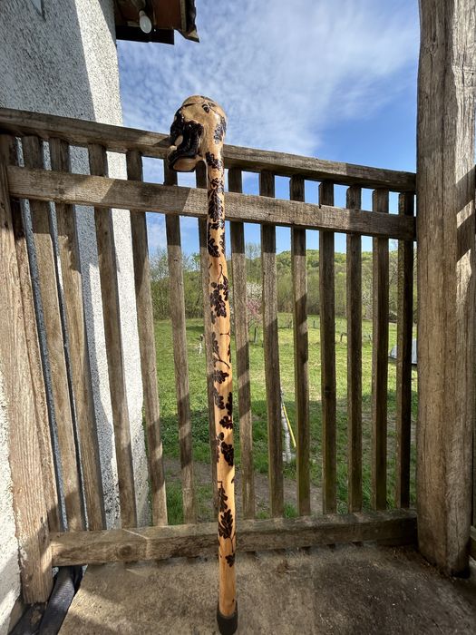 Трость с черепом ручная работа