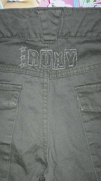 Spodnie brązowe Roxy r. 38 proste nogawki zamek