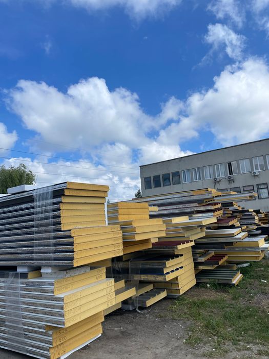 Нові Сендвіч Панелі PIR PUR Мінеральна вата