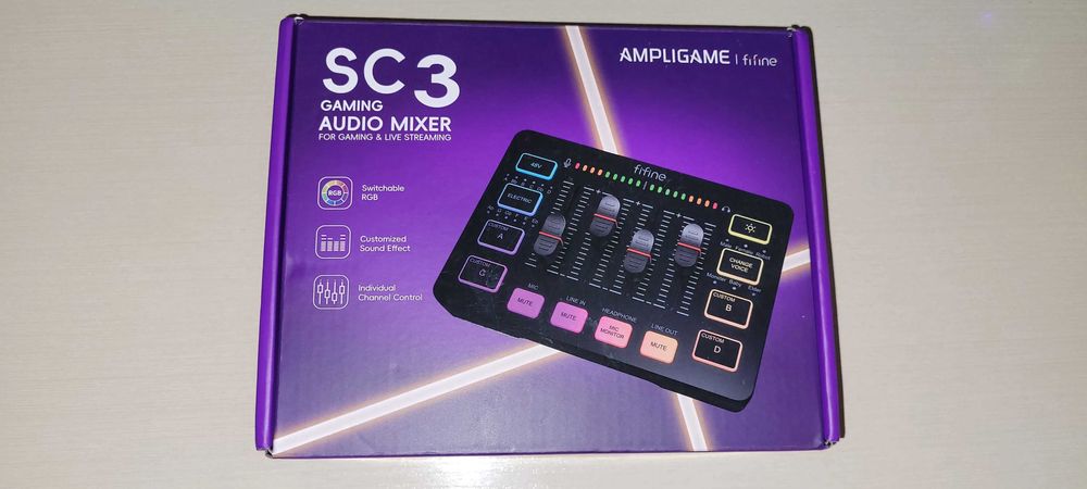 Микшер звуковая карта Fifine SC3
