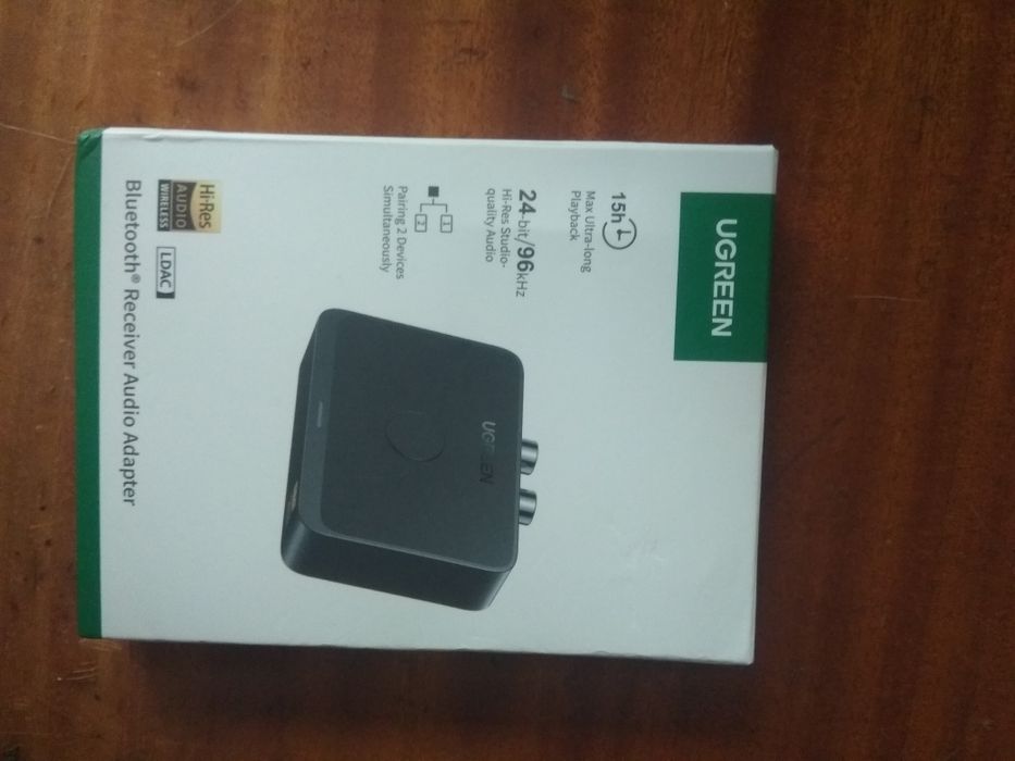 Ugreen BT505 LDAC Bluetooth 6.0 ресивер,приймач.