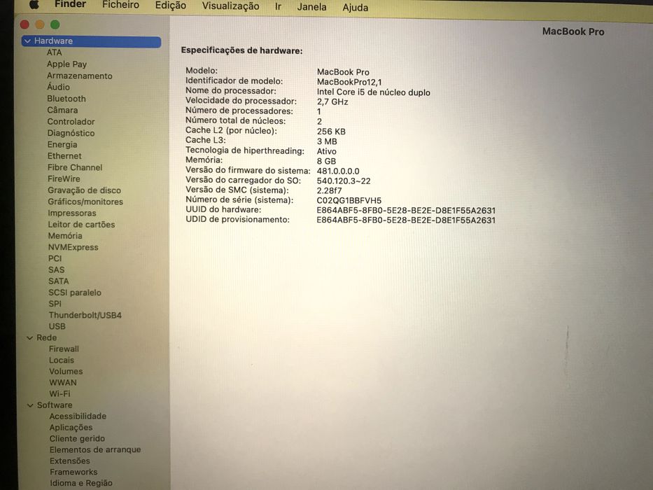 MacBook PRO Retina 13 (Inicio 2015)