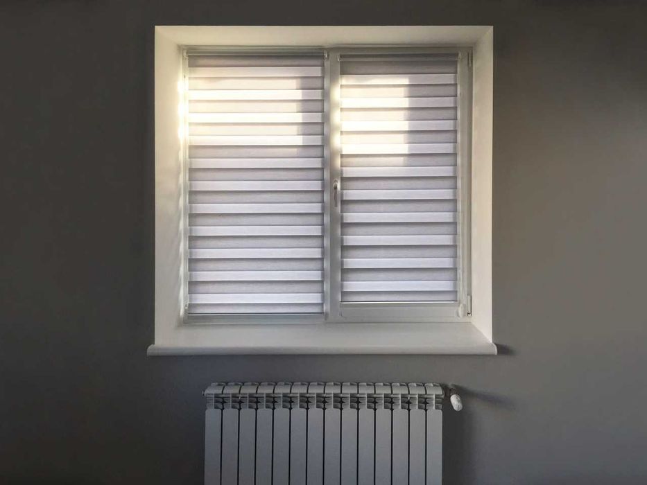 Жалюзи День Ночь Рулонные шторы Тканевые ролеты на окна