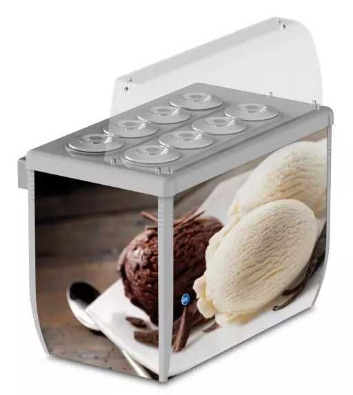 NOWY dystrybutor 8 do lodów witryna lody konserwator GLOBO RETRO 440