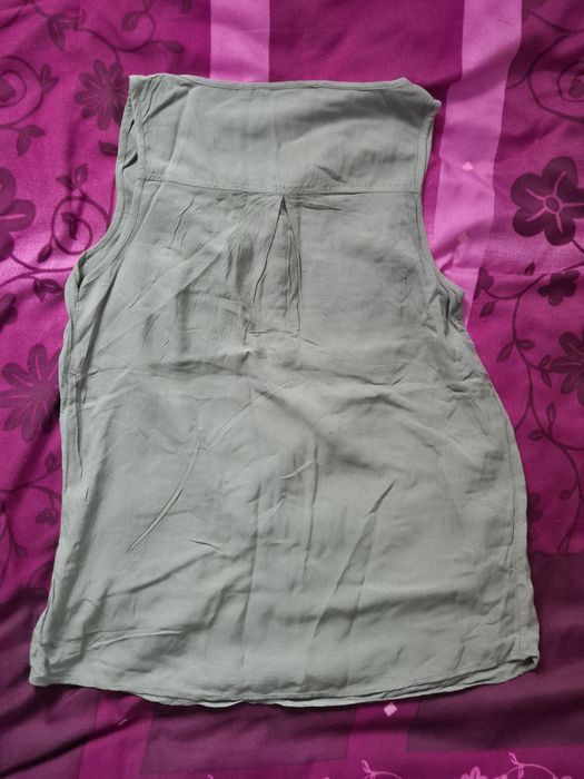 Koszulka top khaki S