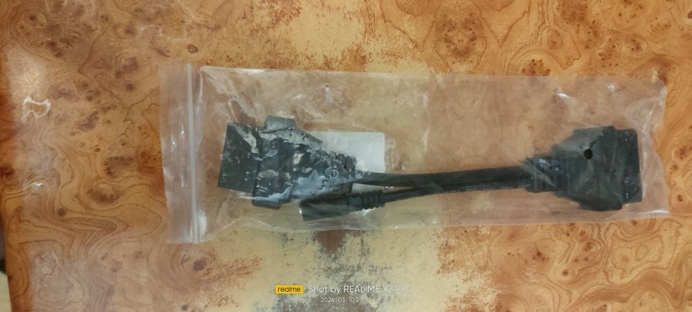 OBD 2 кабель переходник с 12pin на 16pin