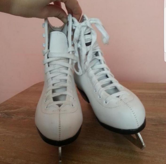 Білі ковзани на дівчинку 31 розмір