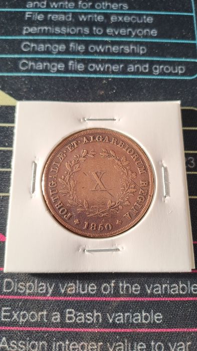 10 Reis - Maria II - 1850