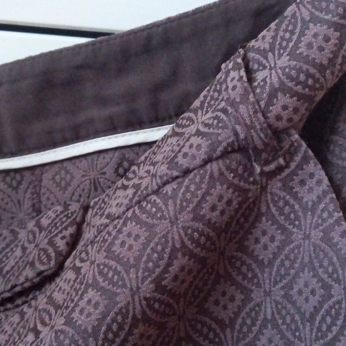 Spodnie brązowo fioletowe Next M/ L