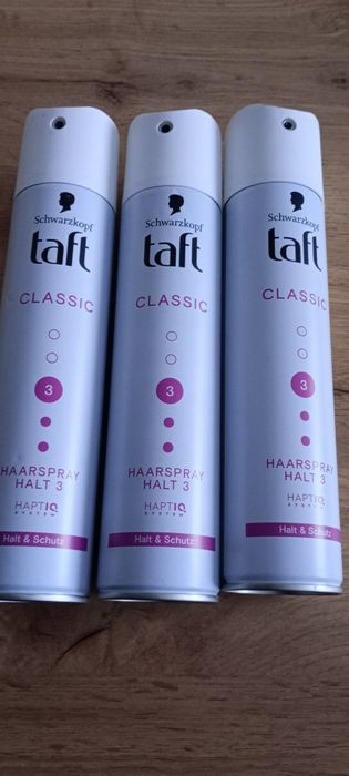 Lakiery do włosów taft