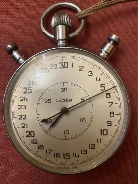 Секундомер «Слава»,рабочий, большой.