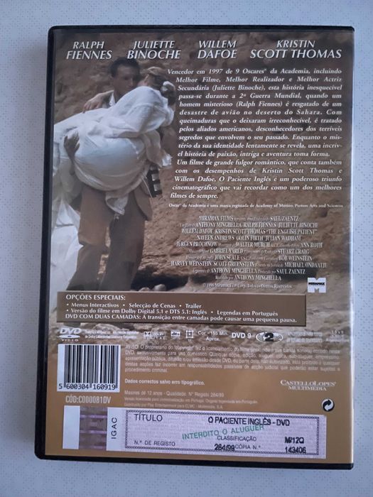 O paciente inglês / The English Patient
