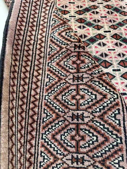 Nowy Dywan Kaszmirowy Pakistan Buchara ART DECO 340x250 galeria 26 tyś