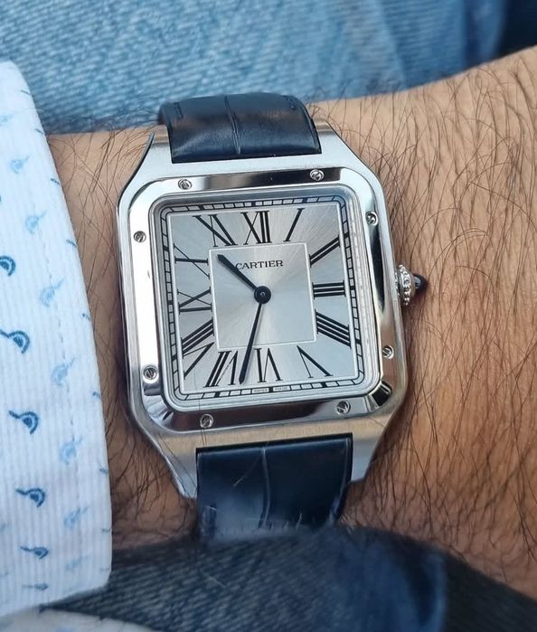 Cartier santos dumont mechaniczny 2024 grudzień mint wssa0032