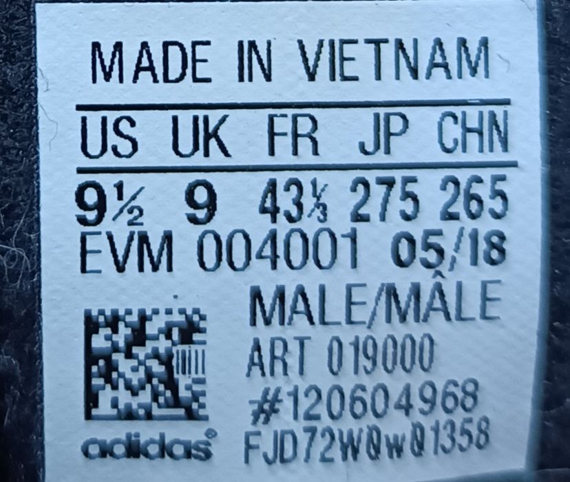 Buty Adidas Samba Oryginalne Sportowe r. 43 1/3