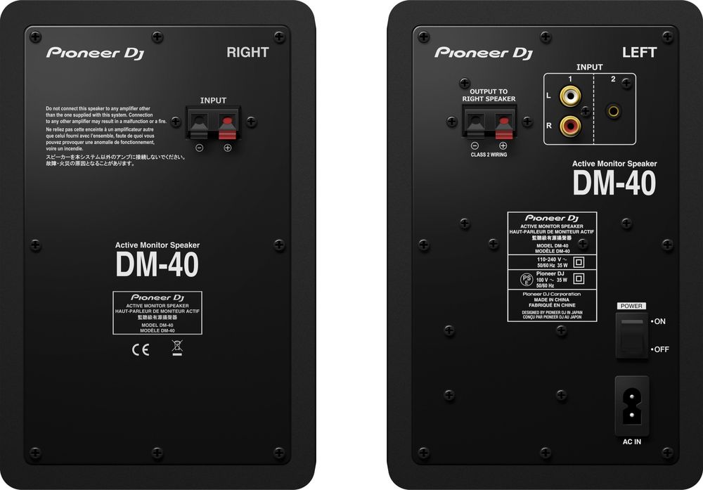 Pioneer DM-40 Studio Monitors