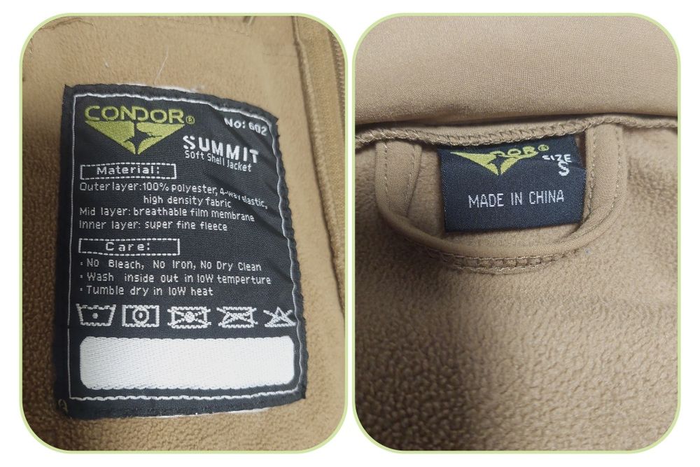 Куртка condor флісова тактична софт шел soft shell кондор