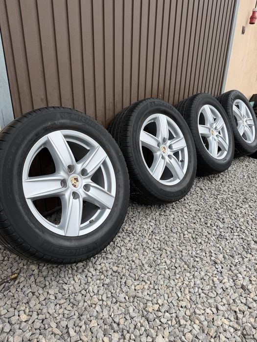 Koła aluminiowe 18” 5x130 Porsche 255/55/55 Cayenne Q7 Touareg TPMS