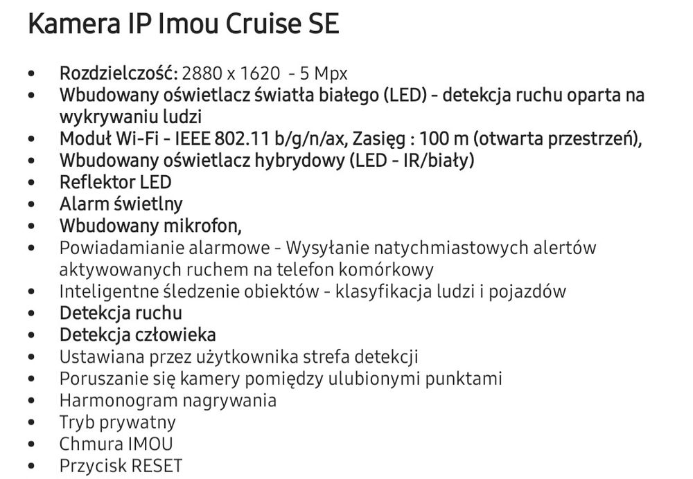 Kamera IMOU WIFI Monitoring