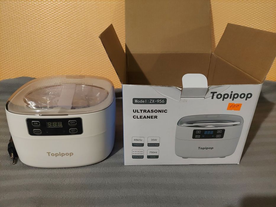 Ультразвуковой очиститель Topipop Ultrasonic ZX-956 750 мл.: 1 143