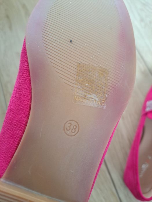 Mokasyny r.38 fuksja