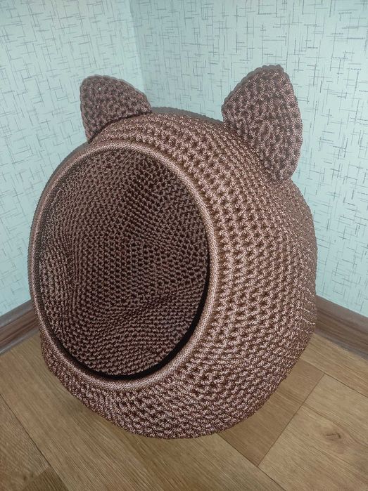 Хатинка-лежанка для домашньої тваринки