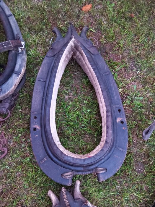 Chomąto starocie wiejskie po dziadku koń ozdoba stare ze wsi