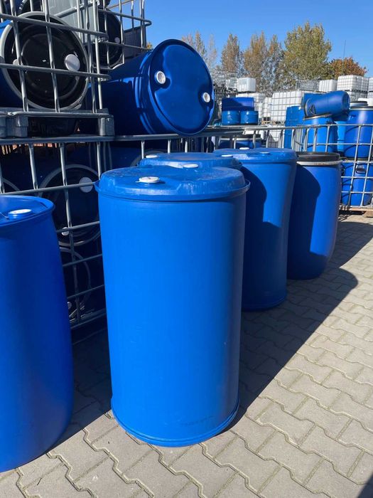 Beczki plastikowe używane, czyste 30L 60L 70L, 80L, 100L, 150L, 200L