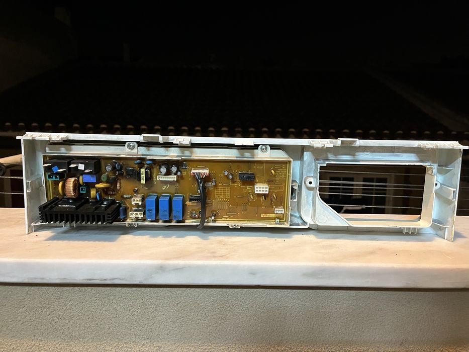 Painel frontal Samsung Ecobubble 7kg WF1702WSW com placa eletrónica