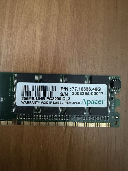 Оперативна памʼять DDR 256MB