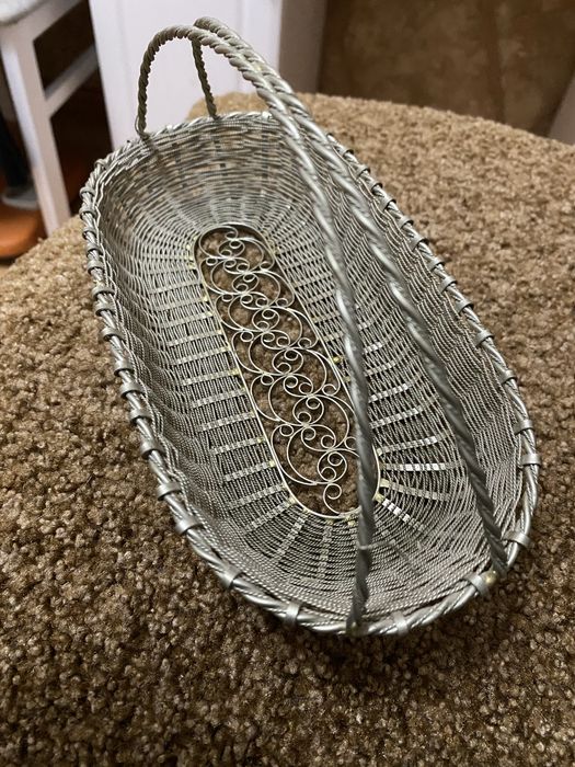 Конфетница, поднос плетеные СССР