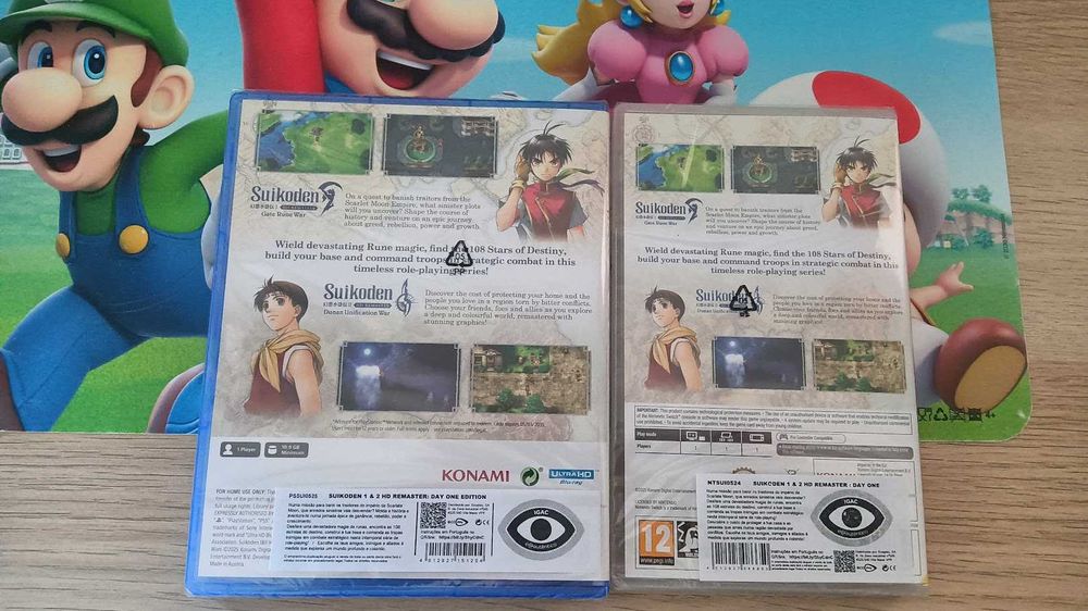 Suikoden 1 & 2 HD Remaster: Day One Edition (SELADO) PS5 e SWITCH