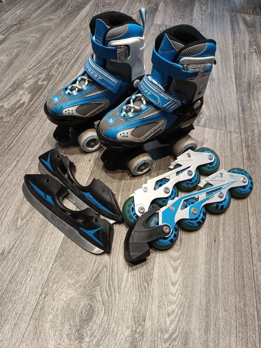 Łyżworolki 3w1 rozmiar 31-34