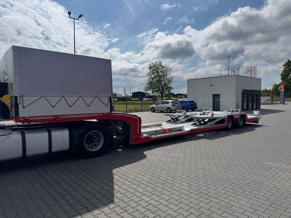 Wynajem naczepy niskopodwoziowej, lawety, transport