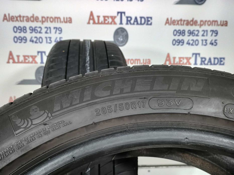 2 шт. 205/50 R17 Michelin Primacy 3 літні шини вживані