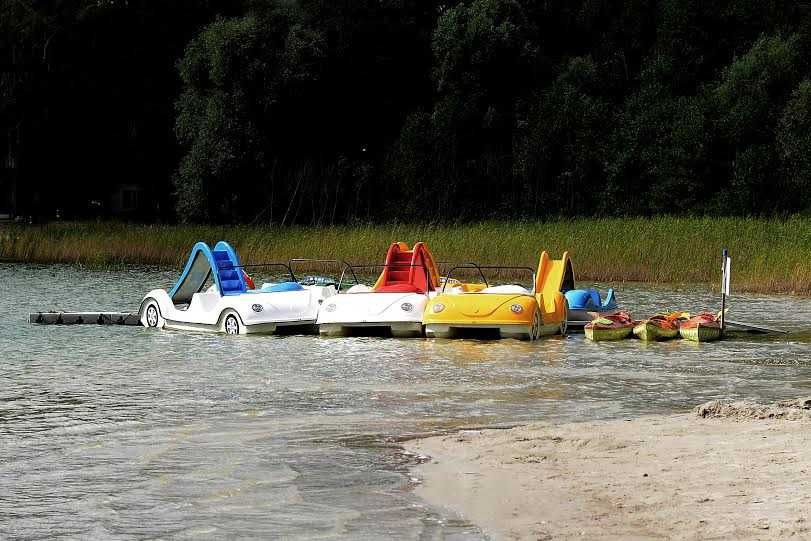Rower rowerek rowerki wodny wodne pomost pływający garbus