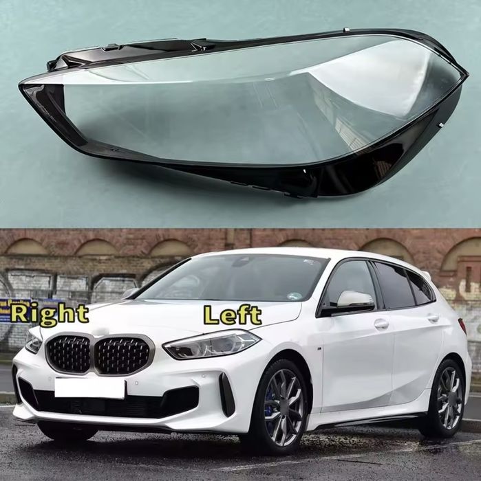 Vidro capa lente farol ótica BMW série 1 F40
