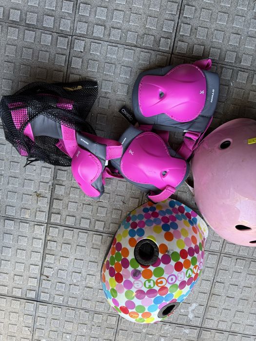 Capacete e proteções menina