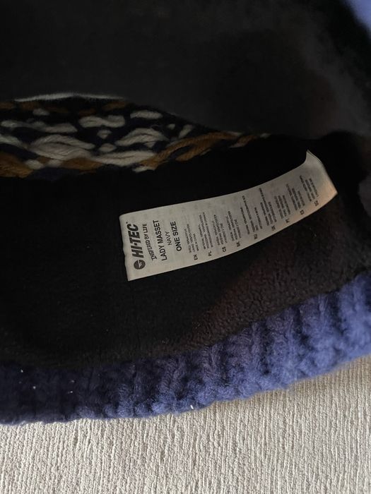 Hi Tec czapka zimowa z pomponem niebieska